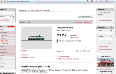 tysk-diesellokomotiv med pris